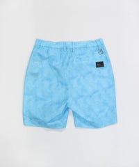 【メンズ】プリズム柄撥水ショートパンツ(ブルー)後ろ