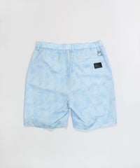 【メンズ】プリズム柄撥水ショートパンツ(ライトブルー)後ろ