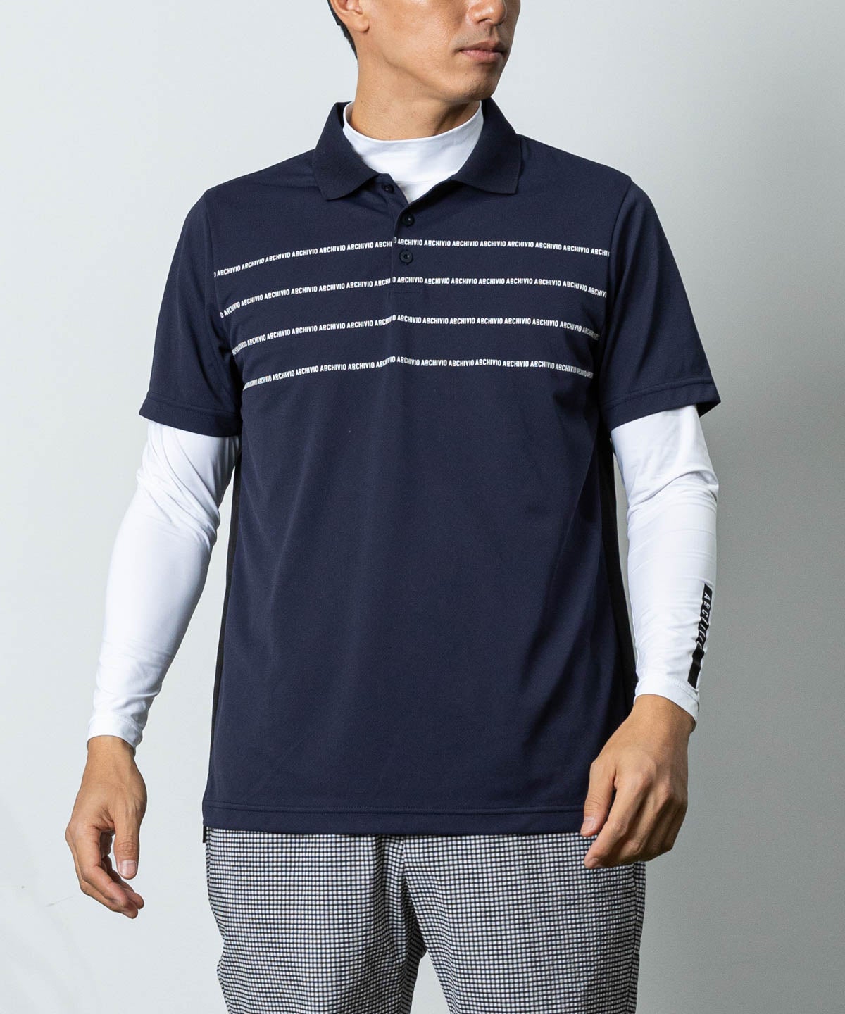 モデル着用画像(ネイビー)