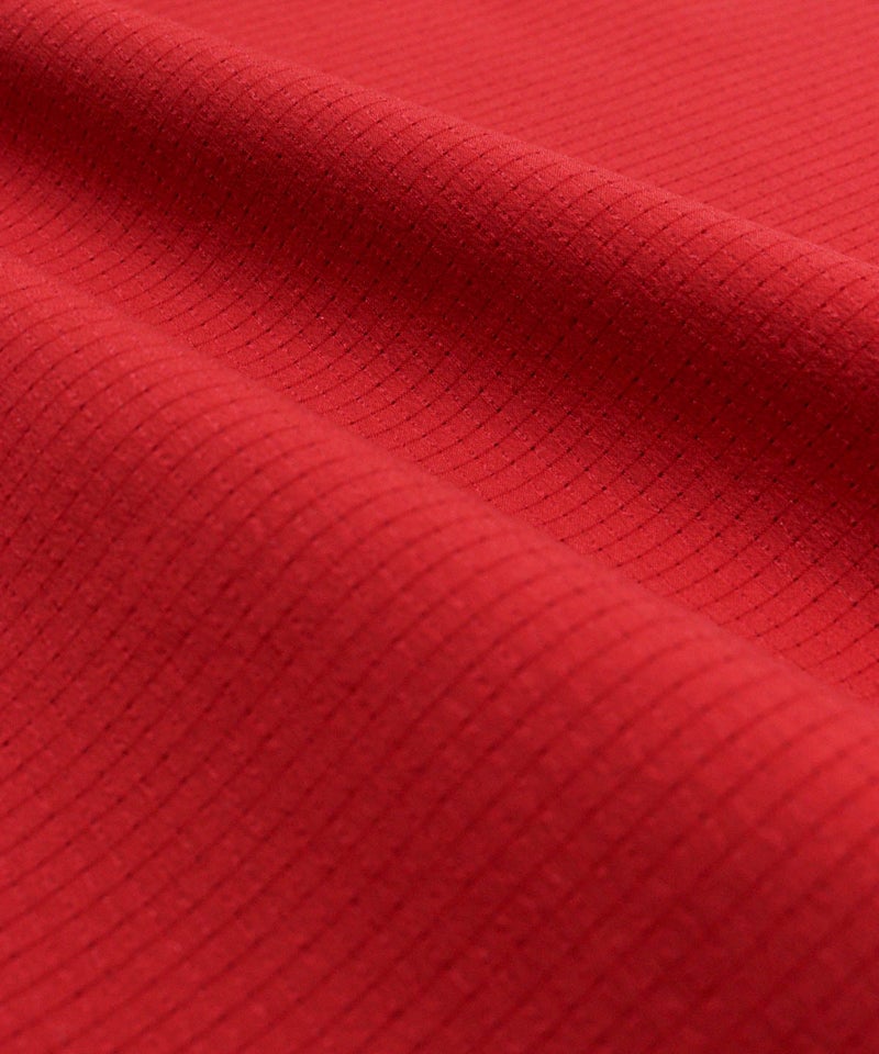 バック生地感(レッド)