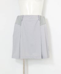 インナー付きUVタックスカート(ライトグレー)前