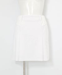 インナー付きUVタックスカート(ホワイト)前