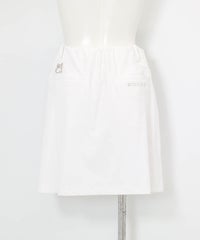 インナー付きUVタックスカート(ホワイト)後ろ