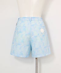 プリズム柄撥水ショートパンツ(ライトブルー)後ろ