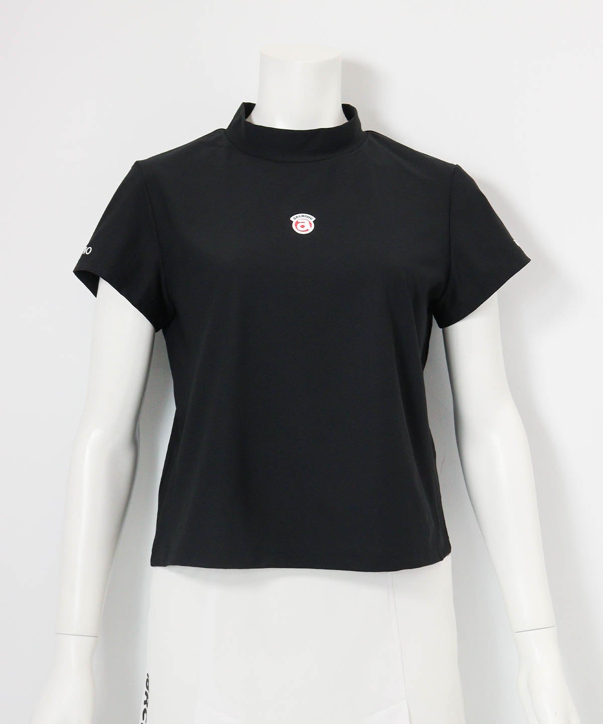 バックフリルUV速乾プルオーバー(ブラック)前