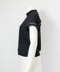 バックフリルUV速乾プルオーバー(ブラック)横