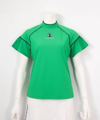 フレア袖速乾プルオーバー(グリーン)前