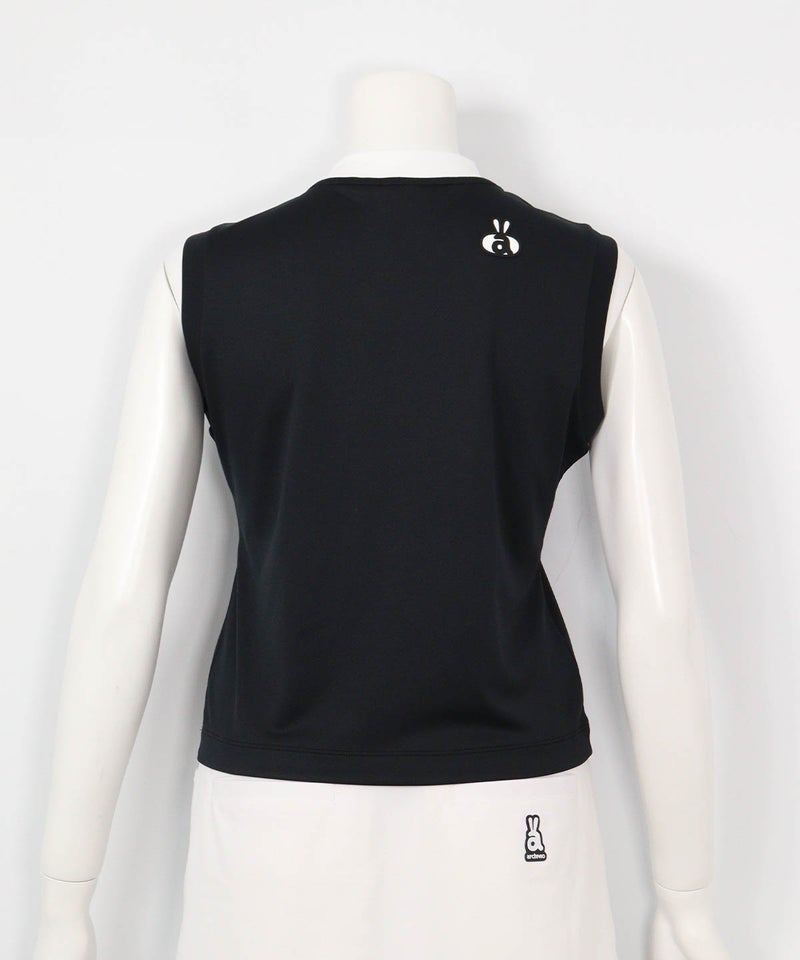 ダブルロゴUVノースリプルオーバー（ブラック）後ろ