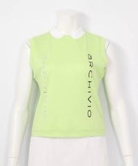 ダブルロゴUVノースリプルオーバー（ライトグリーン）前