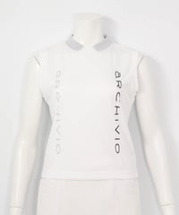 ダブルロゴUVノースリプルオーバー（ホワイト）前