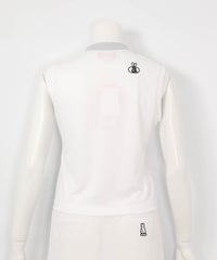 ダブルロゴUVノースリプルオーバー（ホワイト）後ろ