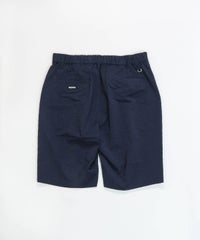 【メンズ】ギンガム冷感ショートパンツ(ネイビー)後ろ