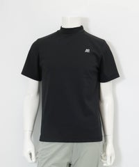 【メンズ】UV冷感バックロゴプルオーバー(ブラック)前