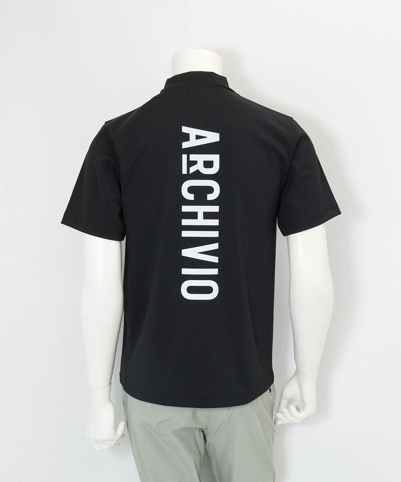 【メンズ】UV冷感バックロゴプルオーバー(ブラック)後ろ