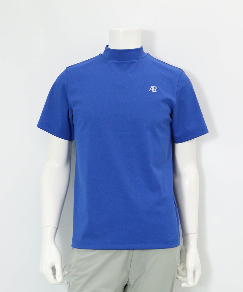 【メンズ】UV冷感バックロゴプルオーバー(ブルー)前