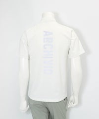 【メンズ】UV冷感バックロゴプルオーバー(ホワイト)後ろ