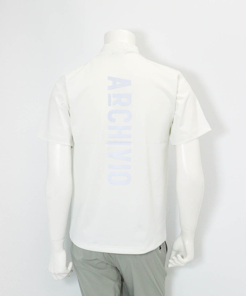 【メンズ】UV冷感バックロゴプルオーバー(ホワイト)後ろ