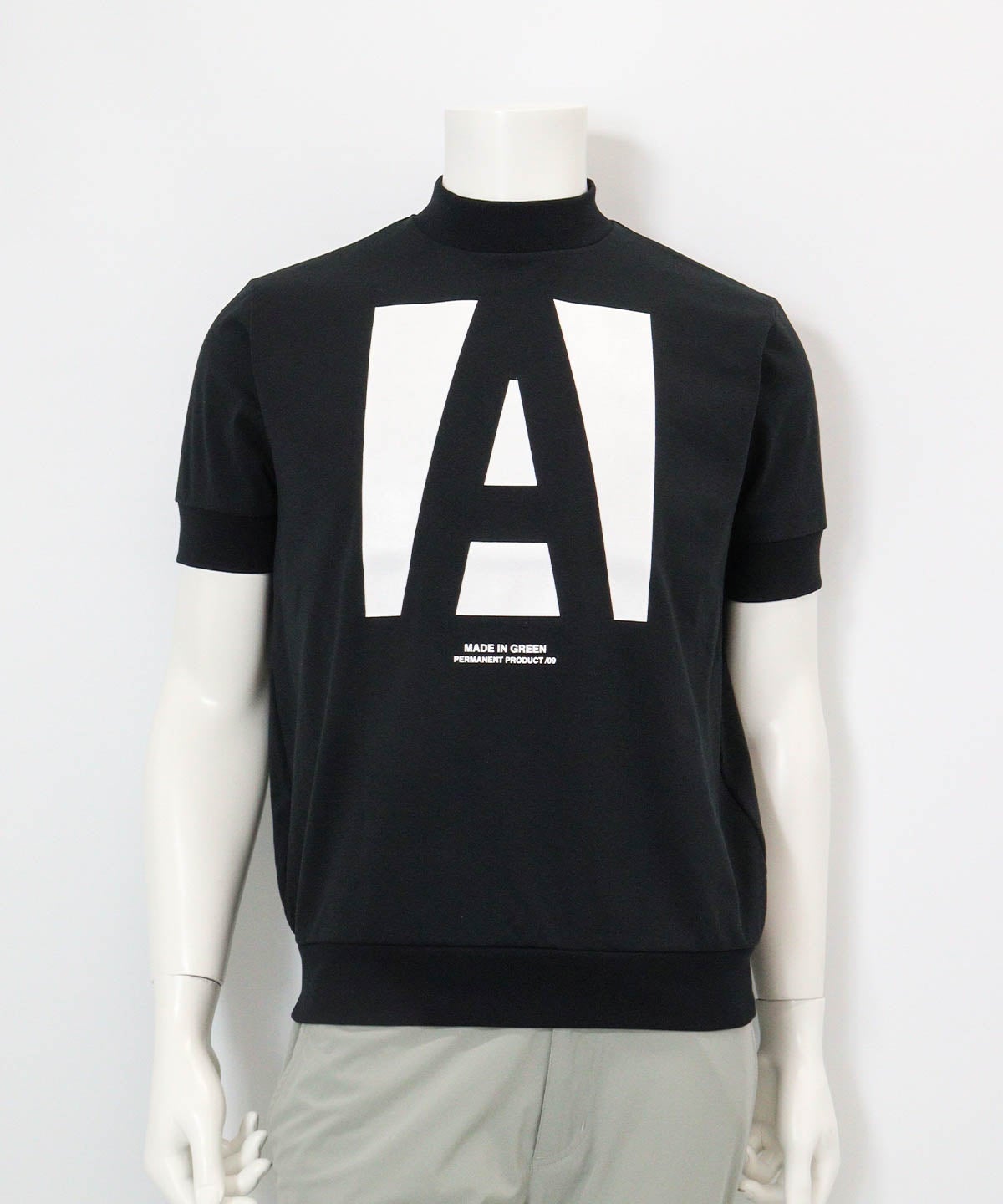 【メンズ】Aロゴ速乾プルオーバー(ブラック)前