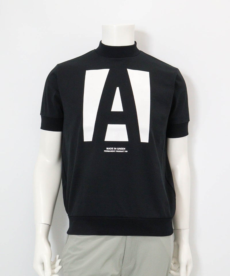 【メンズ】Aロゴ速乾プルオーバー(ブラック)前
