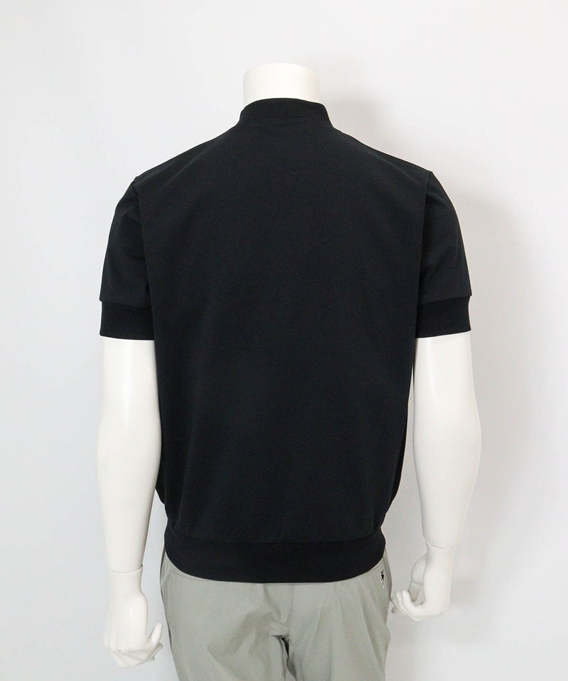 【メンズ】Aロゴ速乾プルオーバー(ブラック)後ろ