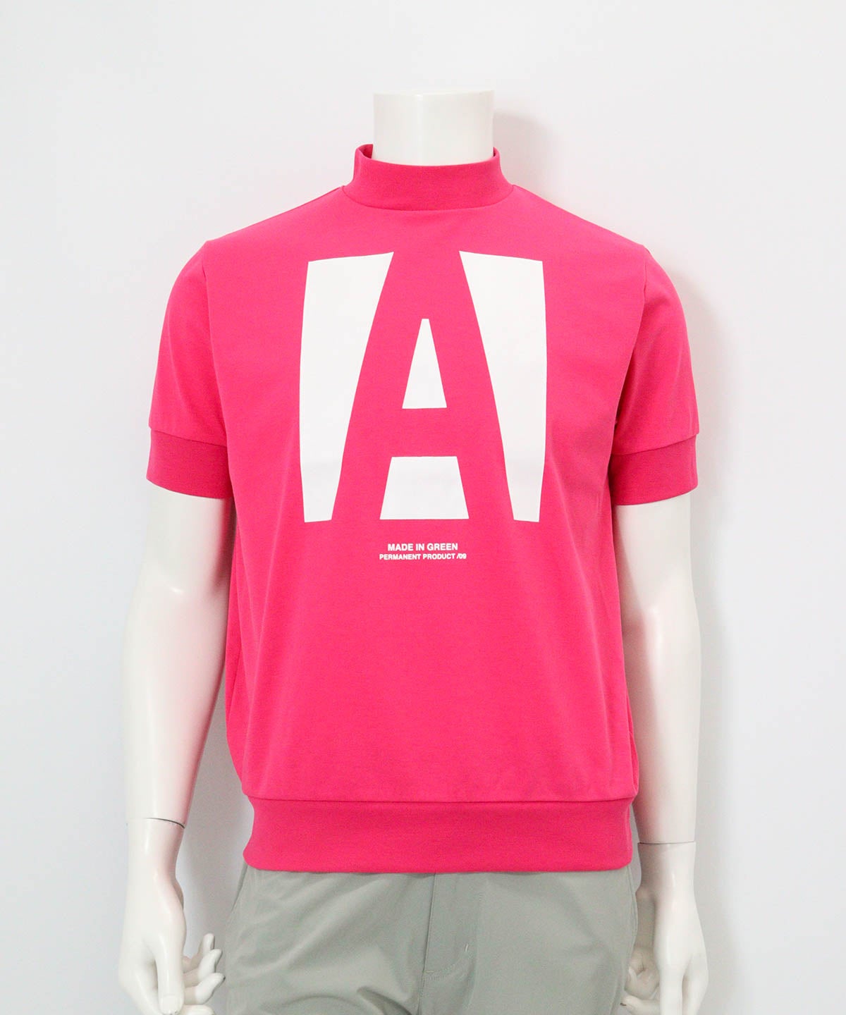 【メンズ】Aロゴ速乾プルオーバー(ピンク)前