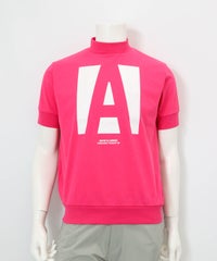 【メンズ】Aロゴ速乾プルオーバー(ピンク)前