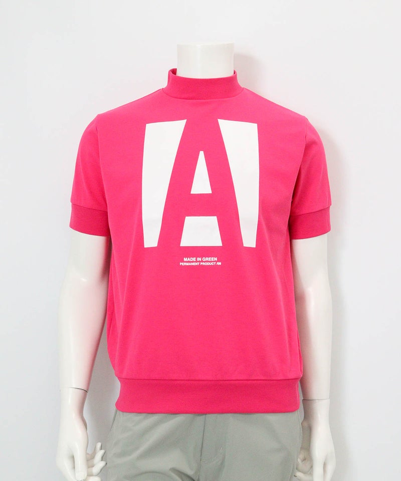 【メンズ】Aロゴ速乾プルオーバー(ピンク)前