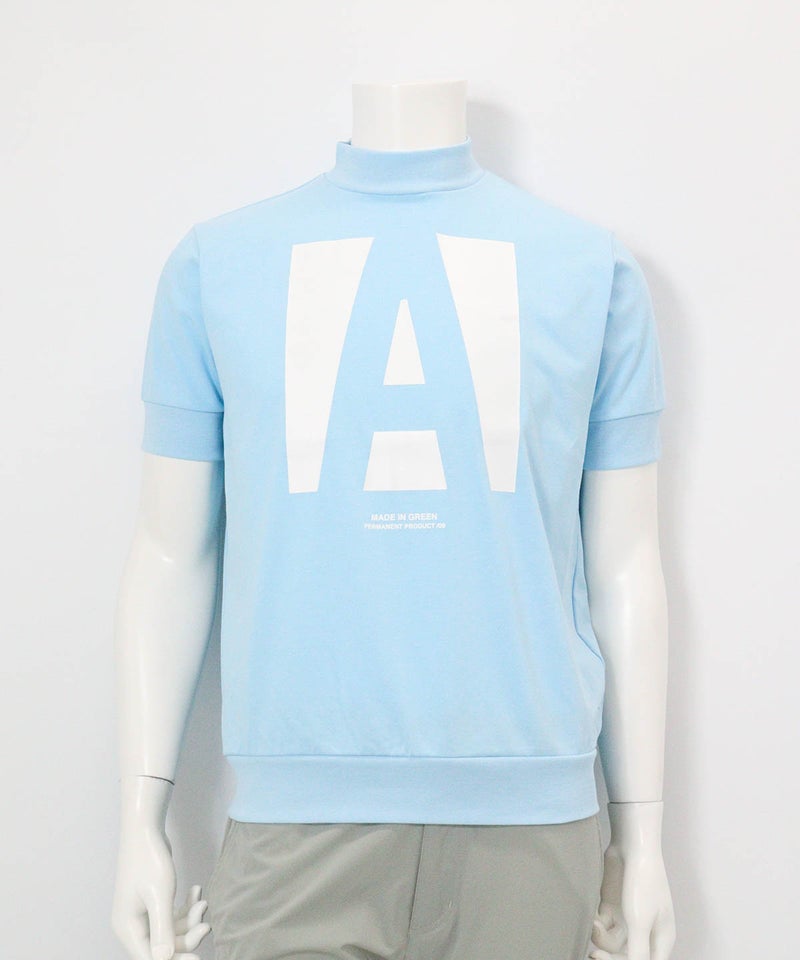 【メンズ】Aロゴ速乾プルオーバー(ライトブルー)前