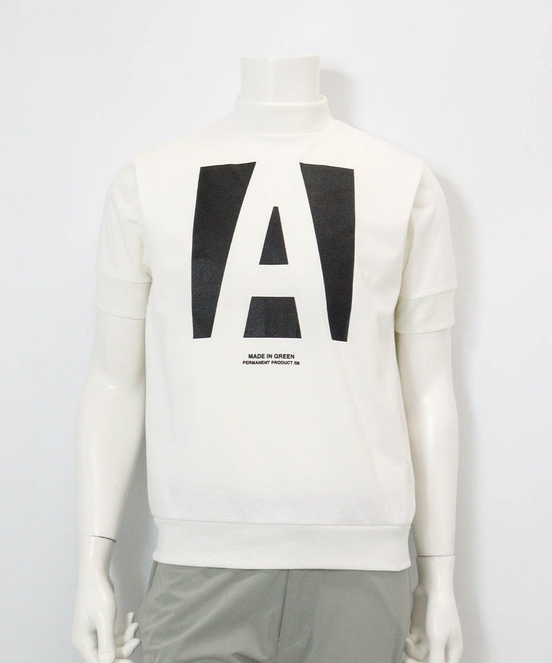 【メンズ】Aロゴ速乾プルオーバー(ホワイト)前
