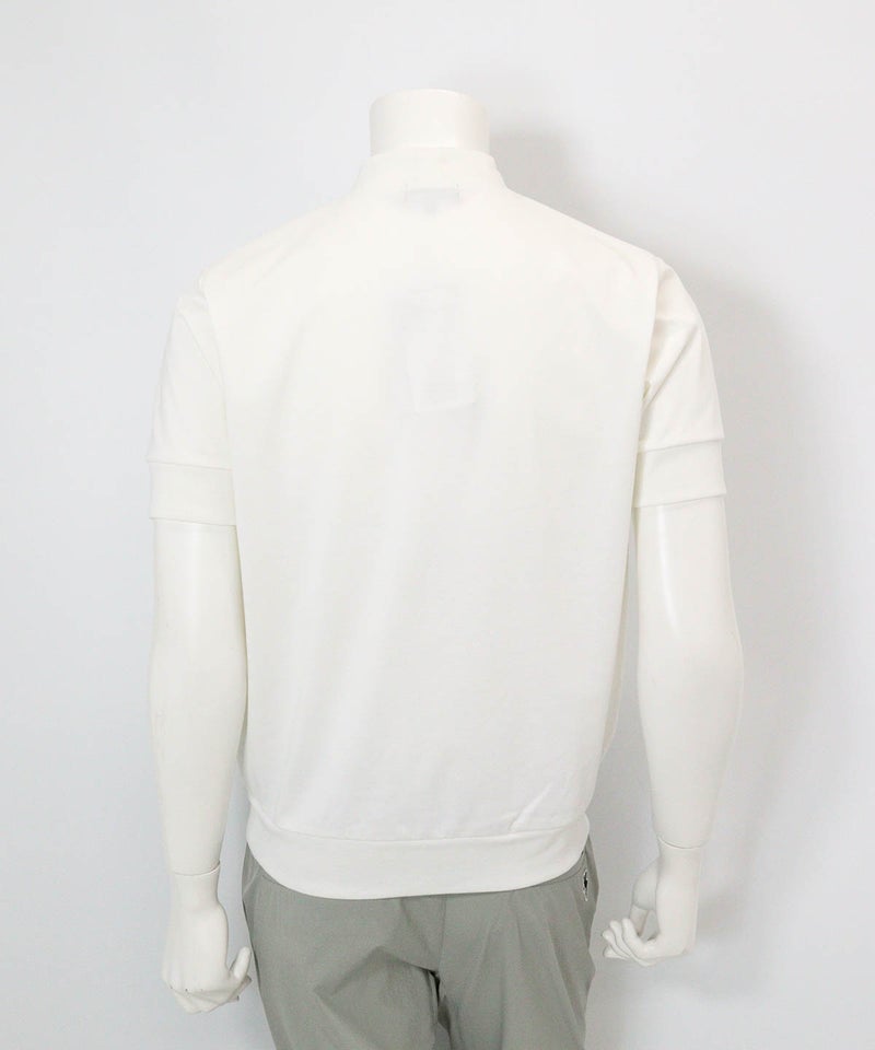 【メンズ】Aロゴ速乾プルオーバー(ホワイト)後ろ