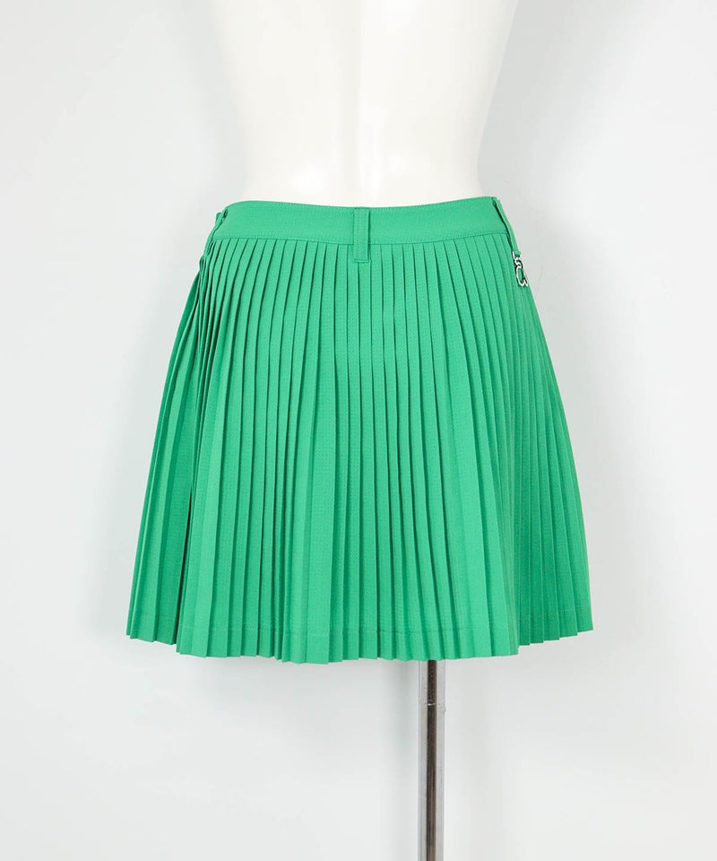 パックプリーツ通気速乾スカート(グリーン)後ろ