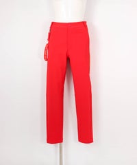 マーカー付きライン撥水パンツ(レッド)前