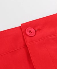 ウエストボタン(レッド)