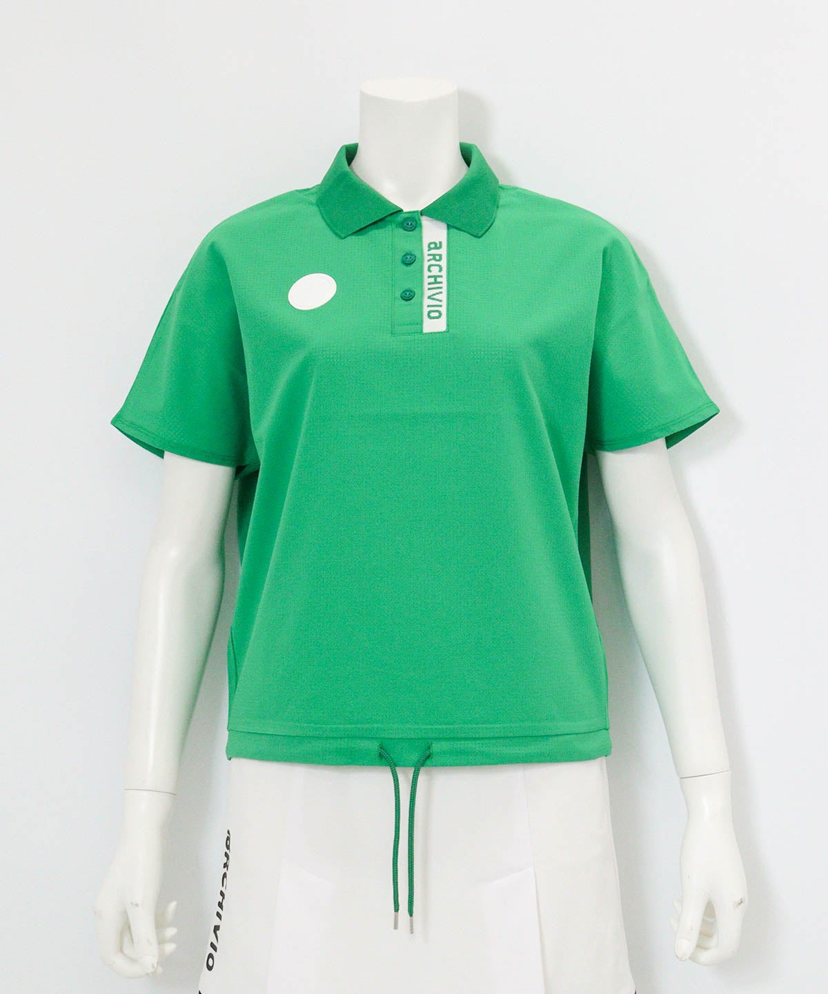 ドルマン通気速乾プルオーバー(グリーン)前