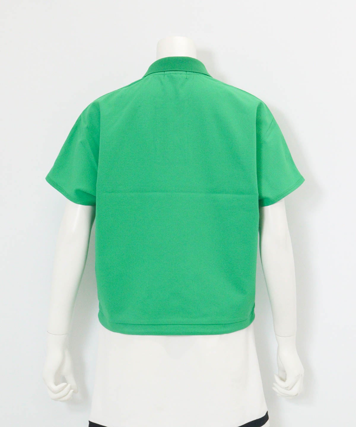 ドルマン通気速乾プルオーバー(グリーン)後ろ