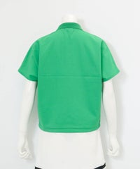 ドルマン通気速乾プルオーバー(グリーン)後ろ