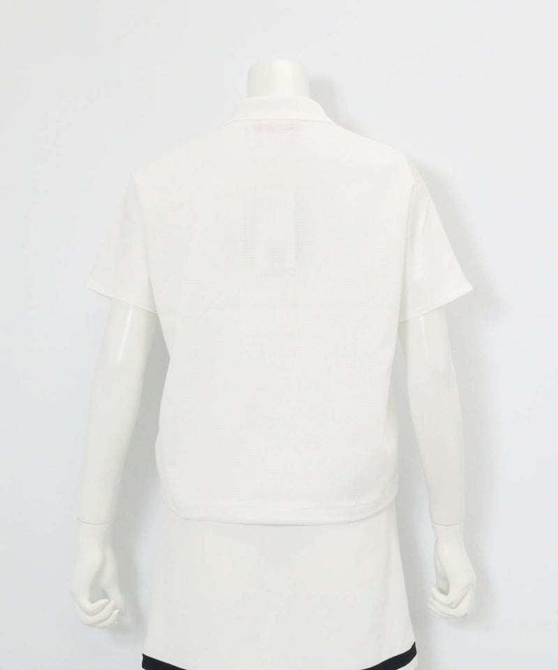 ドルマン通気速乾プルオーバー(ホワイト)後ろ