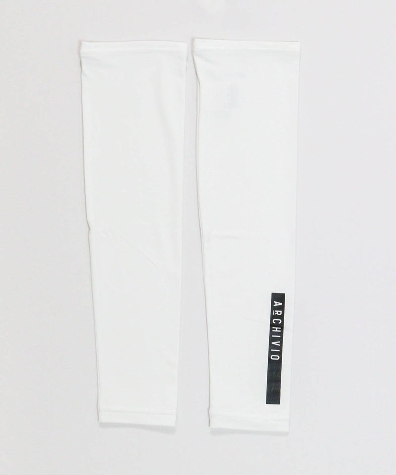 【メンズ】UV冷感アームカバー(ホワイト)前