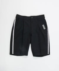 【メンズ】サイドラインUV冷感ショートパンツ(ブラック)前