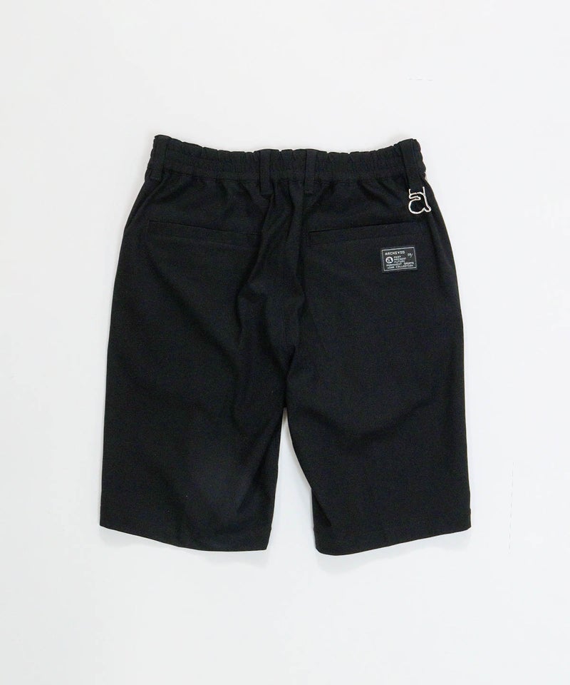 【メンズ】サイドラインUV冷感ショートパンツ(ブラック)後ろ