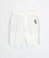 【メンズ】サイドラインUV冷感ショートパンツ(ホワイト)前