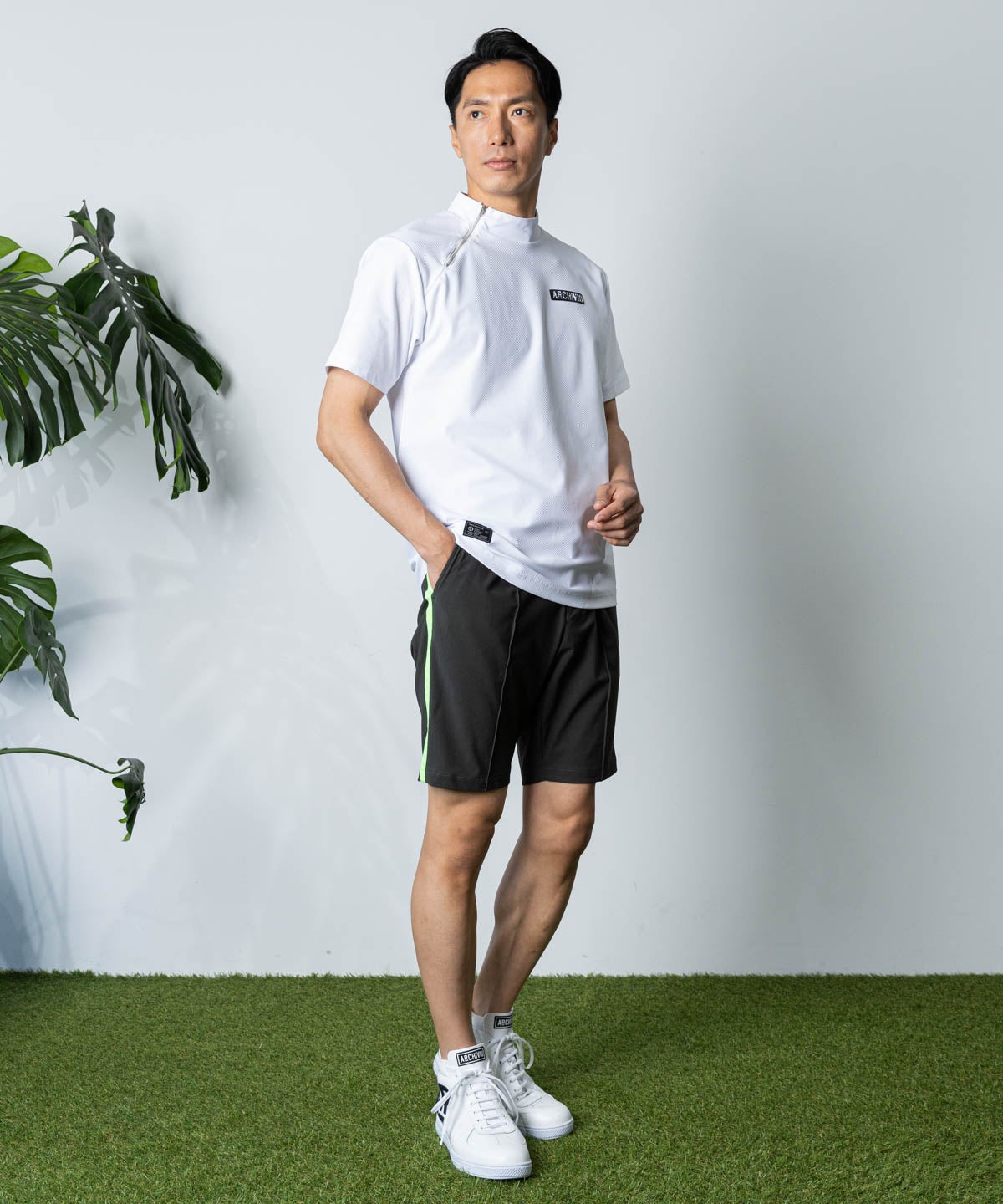 アルチビオ⭐️新品⭐️UVカット ショートパンツ⭐️Ｌ⭐️定価28,600円 メンズ】サイドラインUV冷感ショートパンツ|アルチビオ - ゴルフウェア