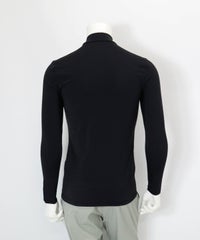 【メンズ】UV冷感ハイネックインナー(ブラック)後ろ