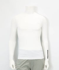 【メンズ】UV冷感ハイネックインナー(ホワイト)前