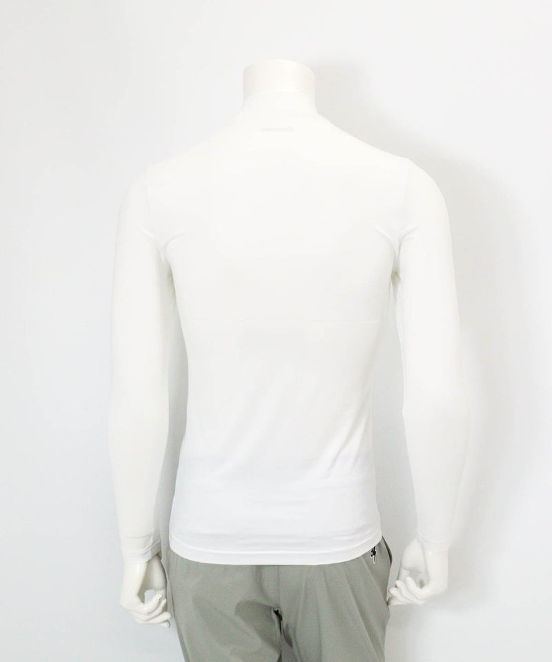 【メンズ】UV冷感ハイネックインナー(ホワイト)後ろ