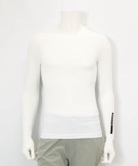 【メンズ】UV冷感クルーネックインナー(ホワイト)前