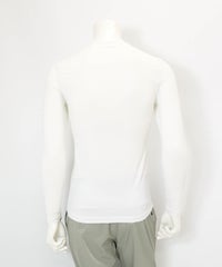 【メンズ】UV冷感クルーネックインナー(ホワイト)後ろ