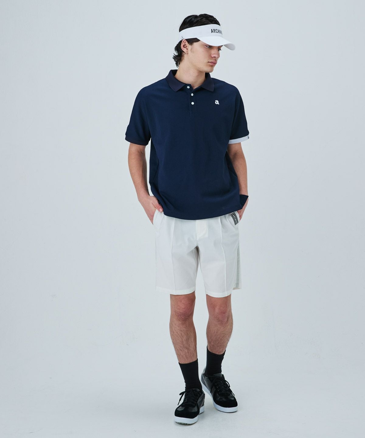 モデル着用画像(ネイビー)