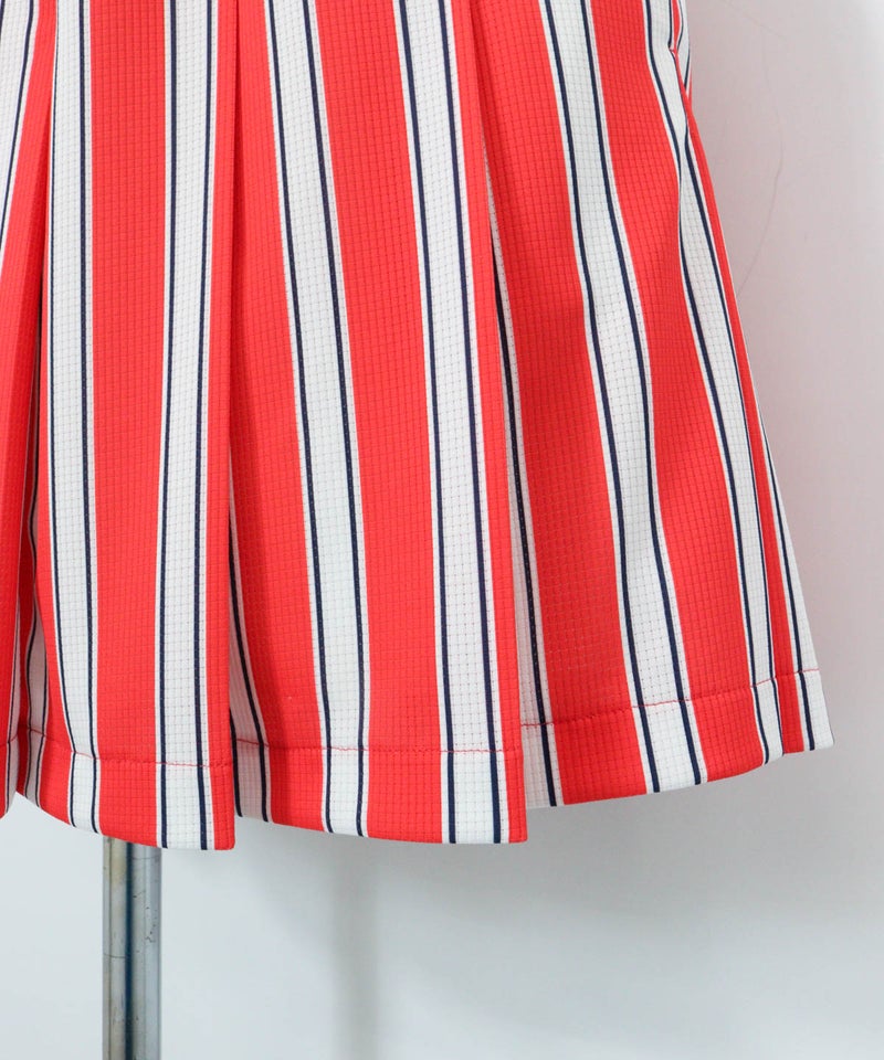 プリーツ部分(レッド)