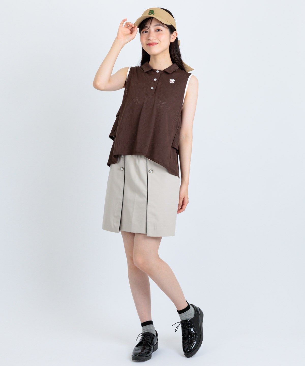 UV速乾パイピングラインスカート|アルチビオ - ゴルフウェアや婦人服通販